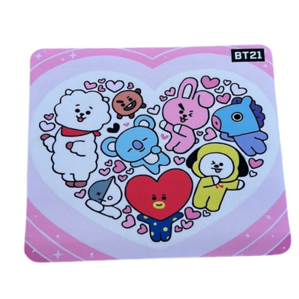 BT21 Line‎ Friends Gaming Keyboard Mouse Pad Cartoon Pc Laptops Desk New